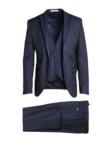 CC COLLECTION CORNELIANI Suits Midnight blue 45% Polyester, 40% Virgin Wool, 15% Viscose