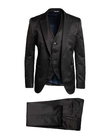 BRIAN DALES Suits Black 65% Polyester, 35% Wool