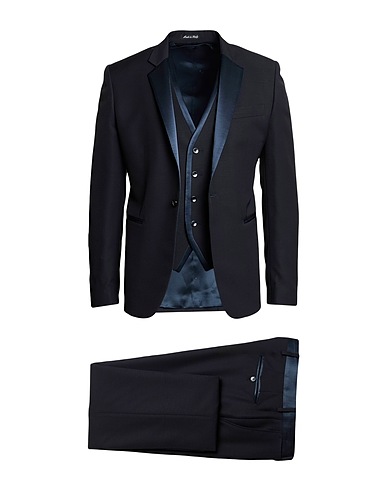 BRIAN DALES Suits Midnight blue 50% Wool, 50% Viscose