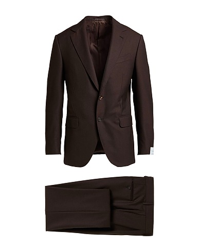 CARUSO Suits Chocolate brown 100% Wool