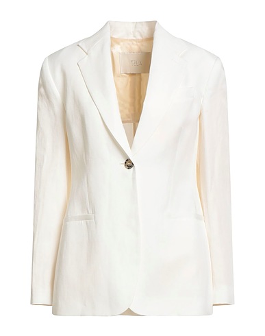 TELA Blazer Off white 68% Viscose, 32% Linen