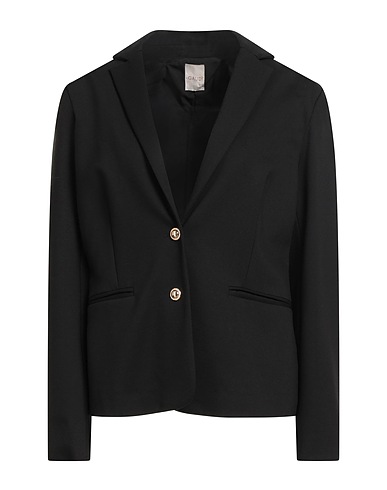 GAUDÌ Giacca JEANS Nero 57% Viscosa, 40% Poliammide, 3% Elastan