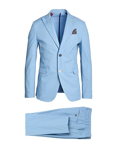 BERNA Suits Light blue 71% Cotton, 26% Polyamide, 3% Elastane