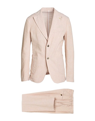 BERNA Suits Beige 55% Linen, 45% Cotton