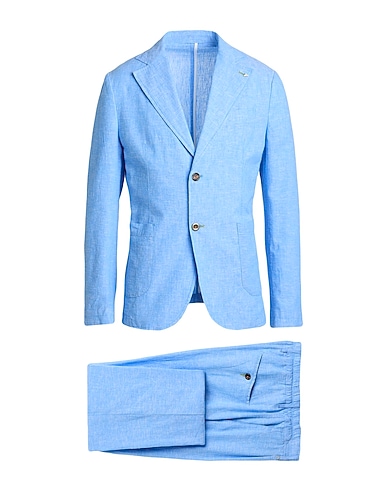 BERNA Suits BLU CHIARO 55% Linen, 45% Cotton