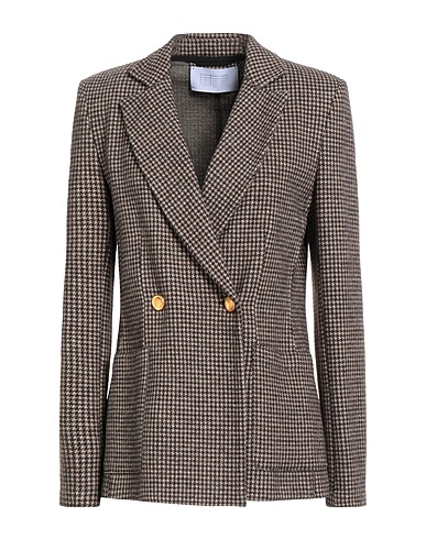 HARRIS WHARF LONDON Blazer Beige 47% Virgin Wool, 42% Cotton, 10% Polyamide, 1% Elastane