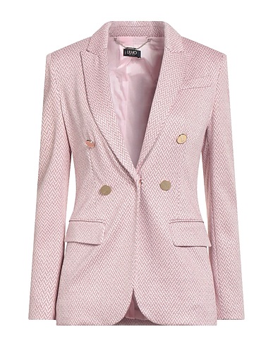 LIU •JO Blazer Light pink 84% Viscose, 10% Polyamide, 4% Metallic Polyester, 2% Elastane