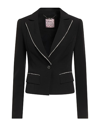 LIU •JO Blazer Black 88% Polyester, 12% Elastane