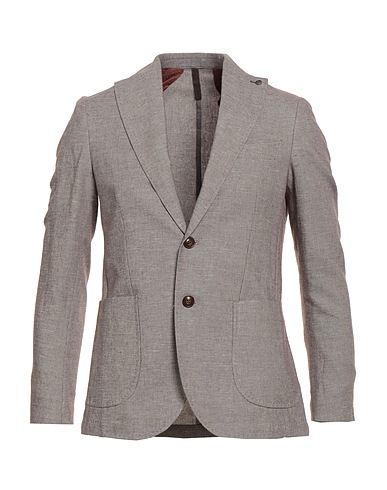 PAUL MIRANDA Blazer Brown 50% Linen, 30% Cotton, 20% Polyester