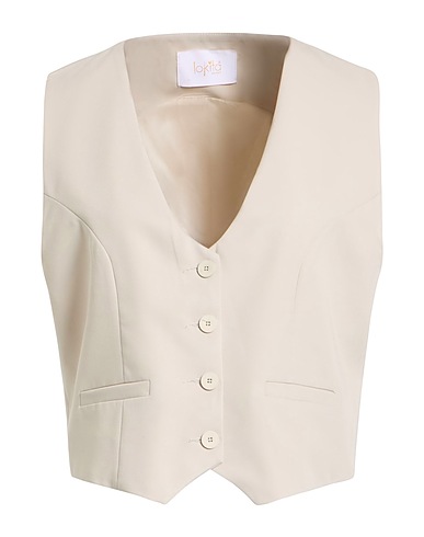 LOKITA Milano Vest Light grey 78% Polyester, 18% Viscose, 4% Elastane