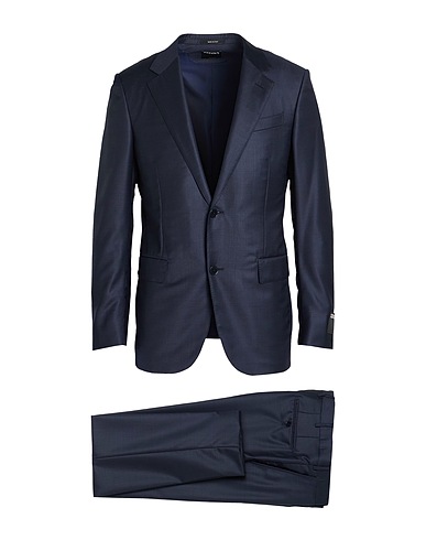 ZEGNA Suits Midnight blue 100% Wool