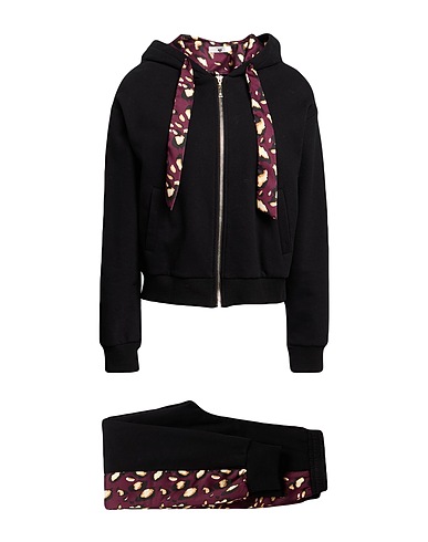 TWINSET Tracksuit U&B Black 90% Cotton, 10% Polyester