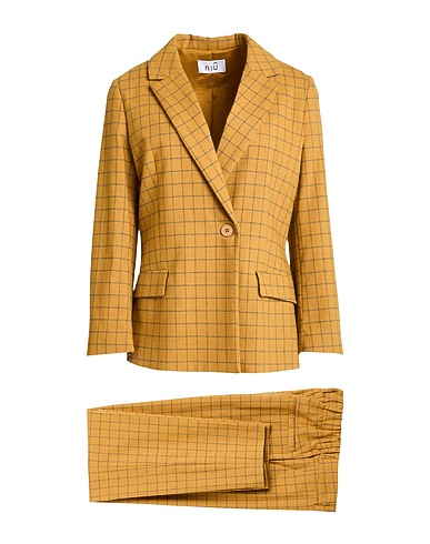 NIŪ Suit Mustard 34% Viscose, 33% Polyester, 32% Wool, 1% Elastane