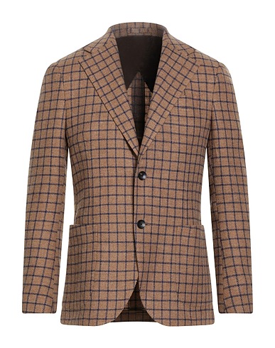 LARDINI Blazer Camel 100% Wool
