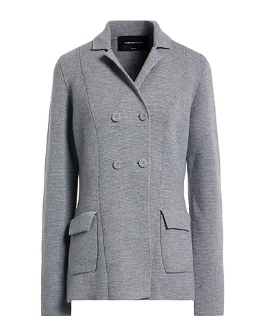 FABIANA FILIPPI Blazer Grey 100% Virgin Wool