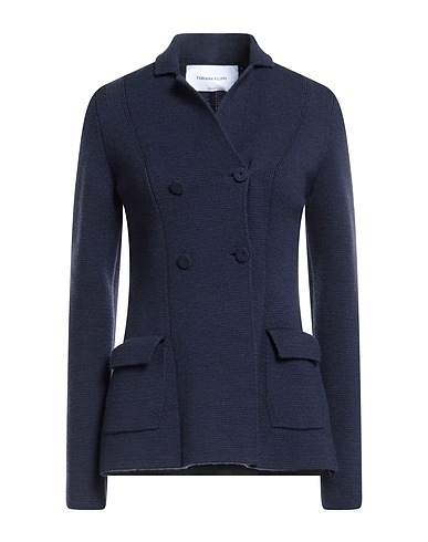 FABIANA FILIPPI Blazer Midnight blue 100% Virgin Wool