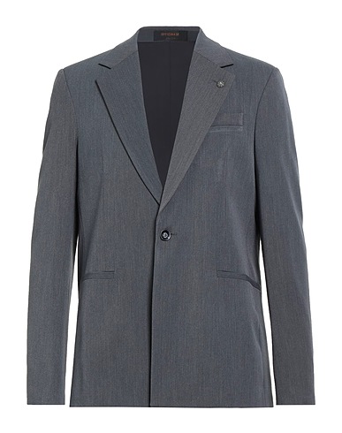 OFFICINA 36 Blazer Grey 62% Polyester, 27% Viscose, 7% Wool, 4% Elastane