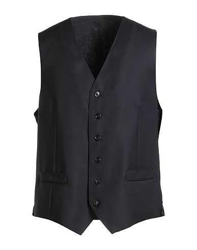 CORNELIANI Waistcoat Navy blue 100% Virgin Wool