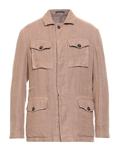 THE GIGI Jacket Camel 97% Linen, 3% Cotton