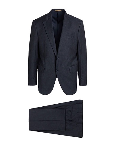 TAGLIATORE Suits Midnight blue 99% Virgin Wool, 1% Elastane