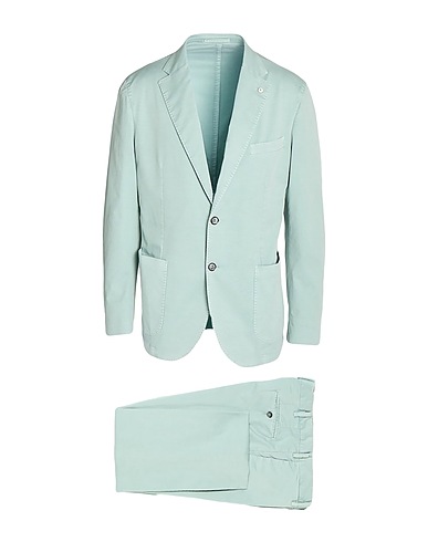 L.B.M. 1911 Abito Verde chiaro 97% Cotone, 3% Elastan