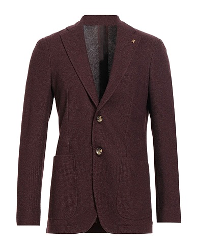 SARTORIA LATORRE Blazer Burgundy 64% Cotton, 36% Wool