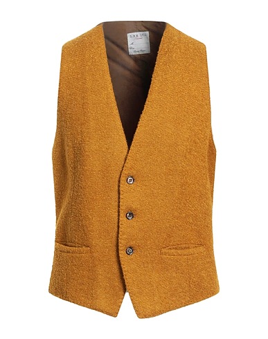 L.B.M. 1911 Waistcoat Mustard 87% Wool, 13% Polyamide