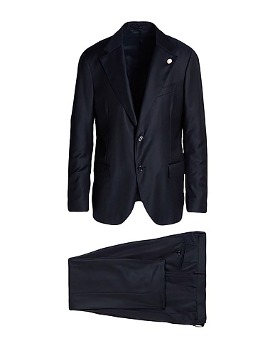 LARDINI Suits Midnight blue 100% Wool