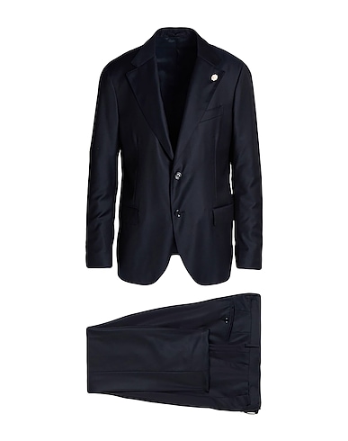 LARDINI Suits BLU NOTTE 100% Wool
