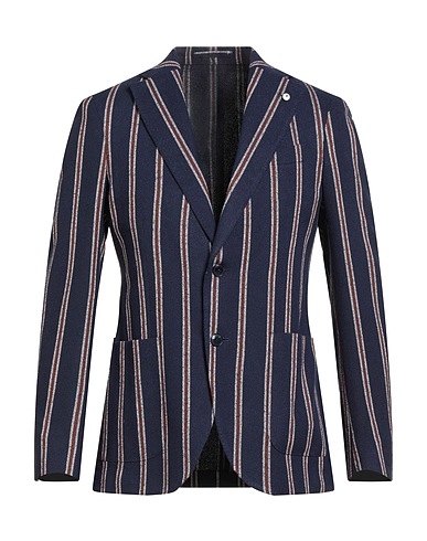 L.B.M. 1911 Blazer Navy blue 52% Viscose, 31% Cotton, 17% Polyamide