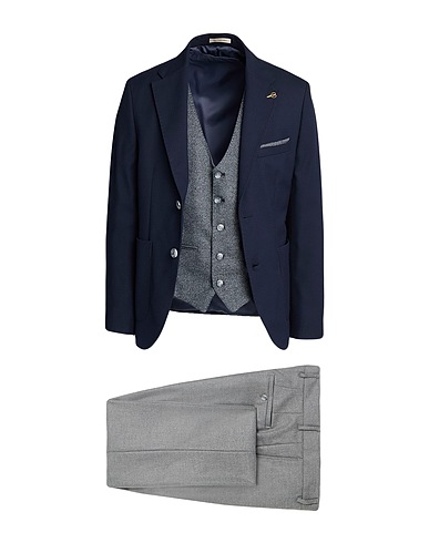 SUIT SARTORIA Suits Navy blue 67% Polyester, 33% Viscose
