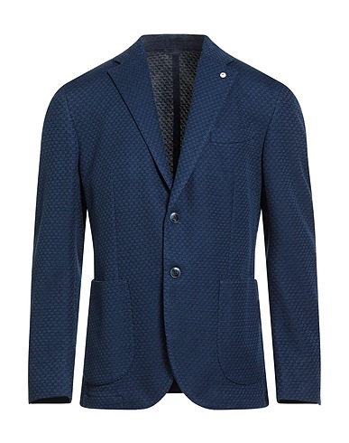 L.B.M. 1911 Blazer Navy blue 100% Cotton