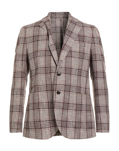 TAILOR CLUB Blazer Brown 65% Cotton, 25% Linen, 10% Silk