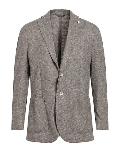 LUIGI BIANCHI Mantova Blazer 49% Wool, 24% Polyamide, 18% Silk, 9% Linen