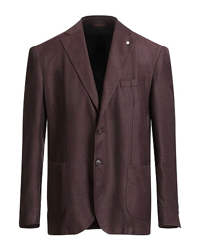 L.B.M. 1911 Blazer Chocolate brown 65% Cotton, 30% Linen, 5% Mohair wool
