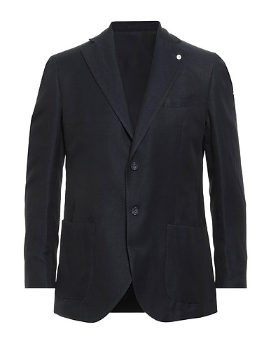 L.B.M. 1911 Blazer Midnight blue 50% Cotton, 50% Linen