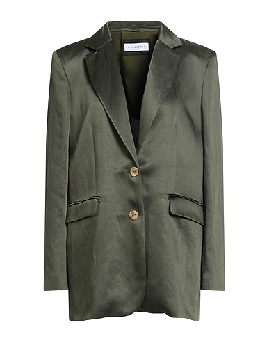 CARACTÈRE Blazer Military green 52% Viscose, 48% Linen