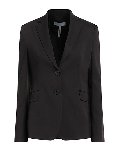 CARACTÈRE Blazer ESSENTIAL Black 71% Cotton, 25% Polyester, 4% Elastane