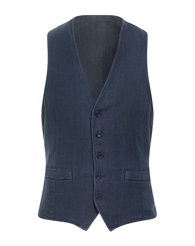 L.B.M. 1911 Waistcoat Navy blue 64% Cotton, 36% Linen