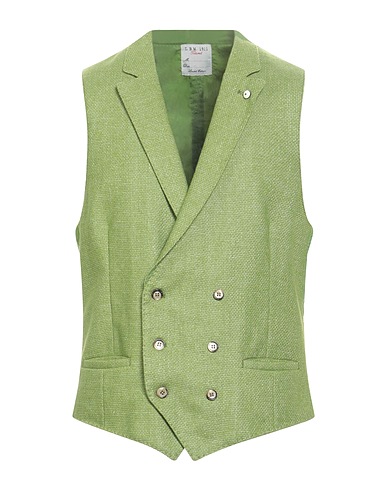 L.B.M. 1911 Waistcoat Green 65% Wool, 35% Polyester