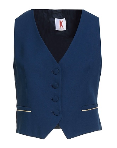 KONTATTO Vest Navy 90% Viscose, 10% Polyester