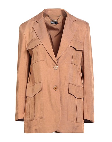 LIU •JO Blazer Tan 74% Viscose, 26% Linen