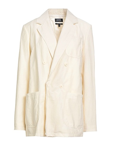 A.P.C. Blazer Ivory 84% Cotton, 16% Polyamide