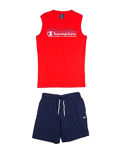 CHAMPION Kids’ co-ord Red 100% Cotton