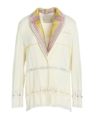 MARCO DE VINCENZO Blazer AVORIO 98% Viscose, 2% Elastane