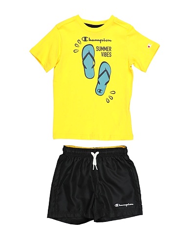 CHAMPION Tracksuit Yellow 100% Cotton