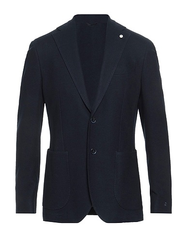 L.B.M. 1911 Blazer BLU NOTTE 50% Cotton, 50% Linen