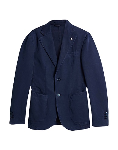 L.B.M. 1911 Blazer Midnight blue 79% Cotton, 21% Linen