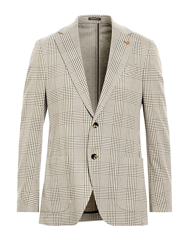 SARTORIA LATORRE Blazer Sage green 86% Cotton, 14% Polyester