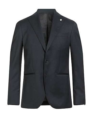 L.B.M. 1911 Blazer Charcoal 100% Virgin Wool